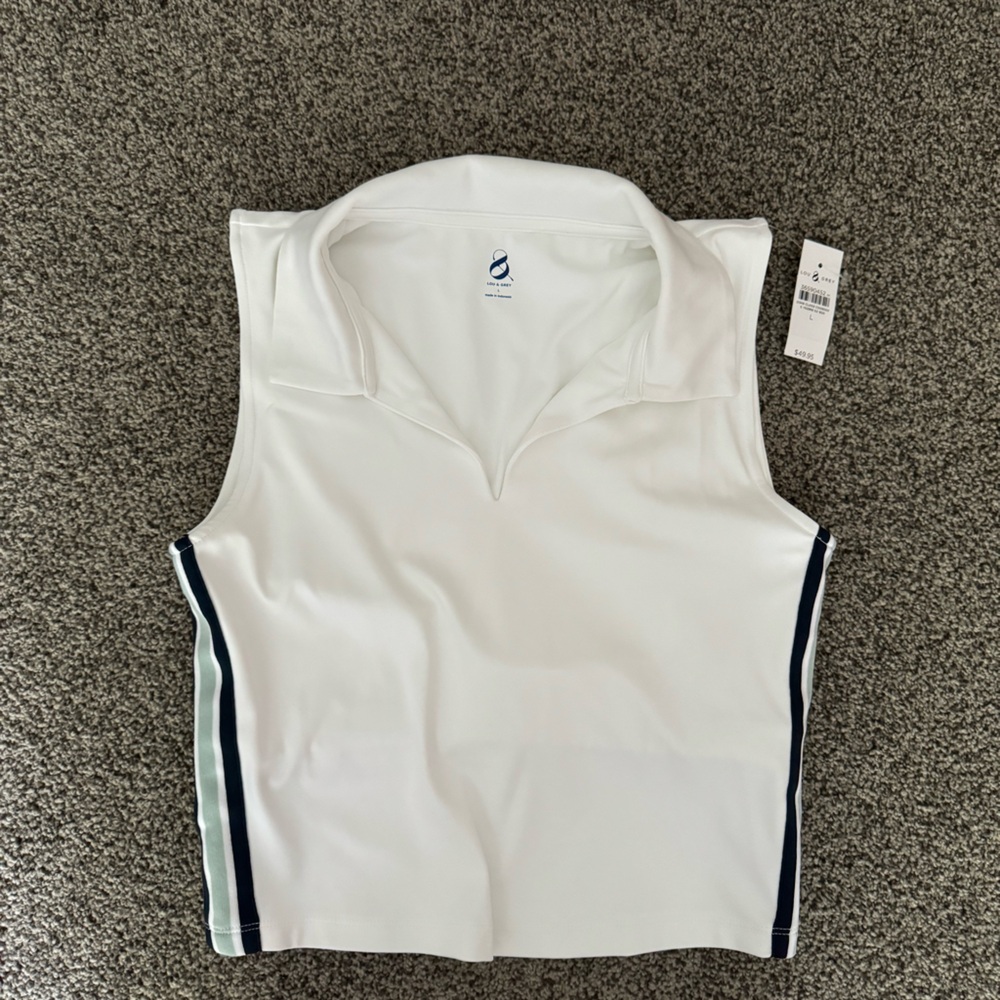 Loft Lou & Grey Polo Tank Top